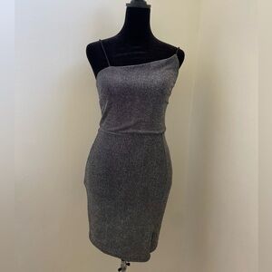 Lulus Homecoming/Party Dress Black/Silver Woman’s Size Small